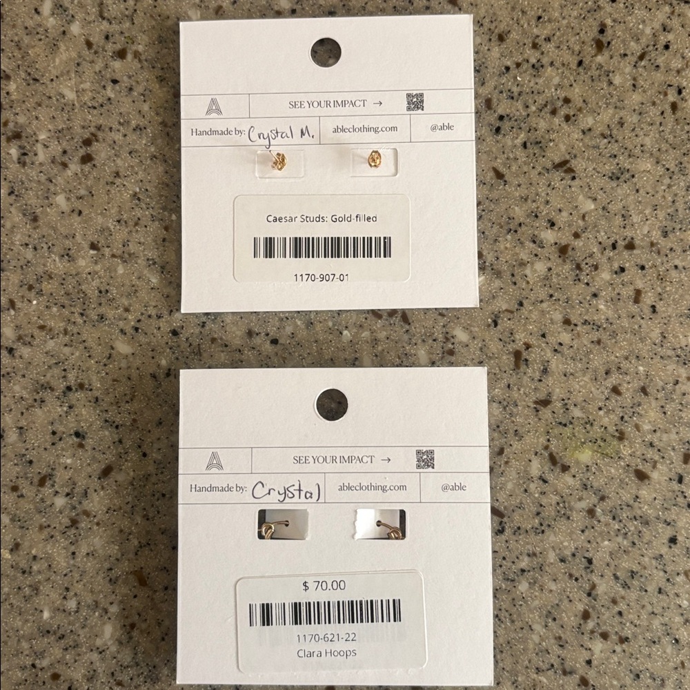 ABLE Earrings - Picture 2 of 2